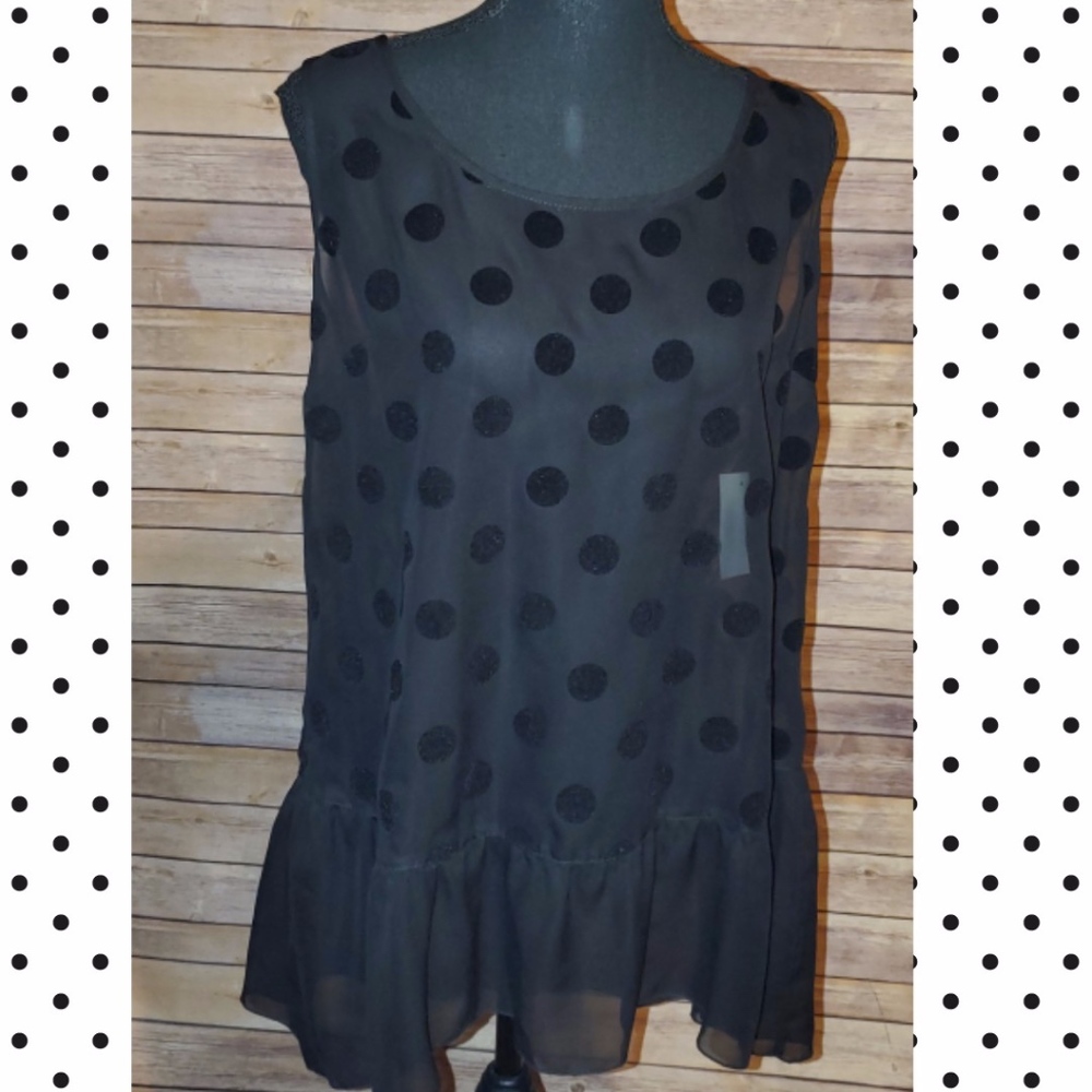 NWOT XL Sheer Top